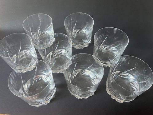 Daum - Drinkset (8) - Kristal - grote whiskyglazen, Antiek en Kunst, Antiek | Meubels | Tafels