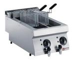 Friteuse Elektrisch | 2x5 Liter | RVS | 400V/9kW, Verzenden, Nieuw in verpakking