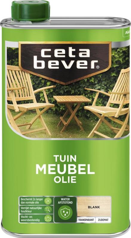 Cetabever - Tuinmeubelolie Waterproof - Blank - 500 ML, Doe-het-zelf en Verbouw, Verf, Beits en Lak, Beits, Overige kleuren, Nieuw