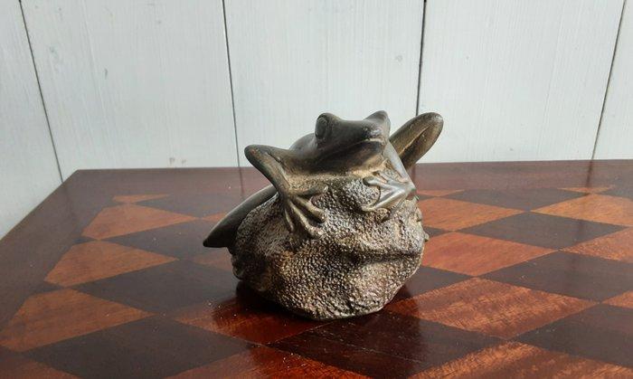 P. Chenet - Figuur - Kikker - Brons, Antiek en Kunst, Curiosa en Brocante