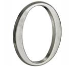 Huisnummer 0 Roman 120 mm Mat Nikkel PVD, Huis en Inrichting, Woonaccessoires | Overige, Ophalen of Verzenden, Nieuw