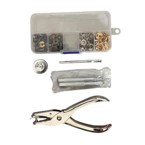 Mini Metalen Inslag Drukknopen Set - Inclusief Drukknoop - M, Verzamelen, Overige Verzamelen, Verzenden