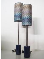 Lamp - Set minimalistische tafellamp / Missoni stof