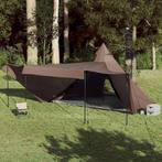 vidaXL Tipitent 8-persoons waterdicht bruin, Caravans en Kamperen, Verzenden, Nieuw, Tot en met 2
