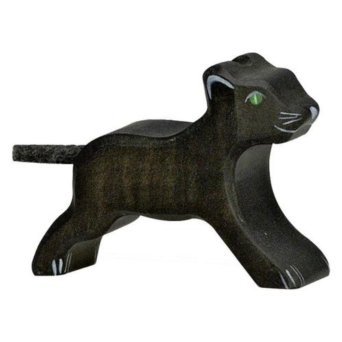Panter 5,5 cm - Holztiger, Kinderen en Baby's, Speelgoed | Overig