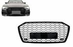 Grill Audi A6 S-Line C8 RS6 Look Glans Zwart, Nieuw, Ophalen of Verzenden