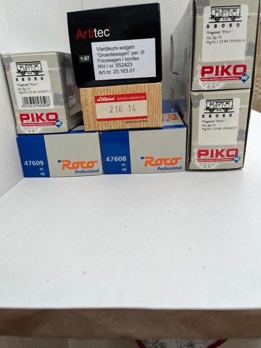 Artitec, Piko, Roco H0 - Roco 47609, Roco 47608, Piko 58050,, Hobby en Vrije tijd, Modeltreinen | H0