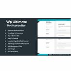 WP Ultimate Notification Bar - Wordpress Plugin, Nieuw
