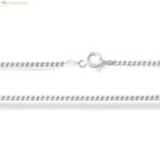 Zilveren gourmet ketting 40 cm lang 1.8 mm breed, Sieraden, Tassen en Uiterlijk, Kettingen, Verzenden, Nieuw, Zilver