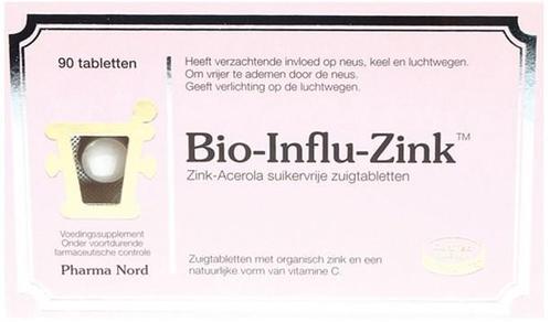 PHARMA NORD BIO-INFLU-ZINK VOEDINGSSUPPLEMENT TABLETTEN DO.., Diversen, Overige Diversen, Verzenden