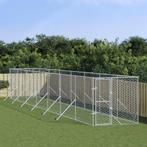 vidaXL Hondenkennel voor buiten 2x14x2 m gegalvaniseerd, Verzenden, Nieuw