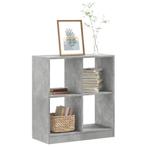 vidaXL Boekenkast 68,5x32x75 cm bewerkt hout betongrijs, Huis en Inrichting, Kasten | Boekenkasten, Verzenden, Nieuw, Overige houtsoorten