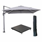 Garden Impressions Hawaii zweefparasol 300x300 cm carbon, Verzenden, Nieuw