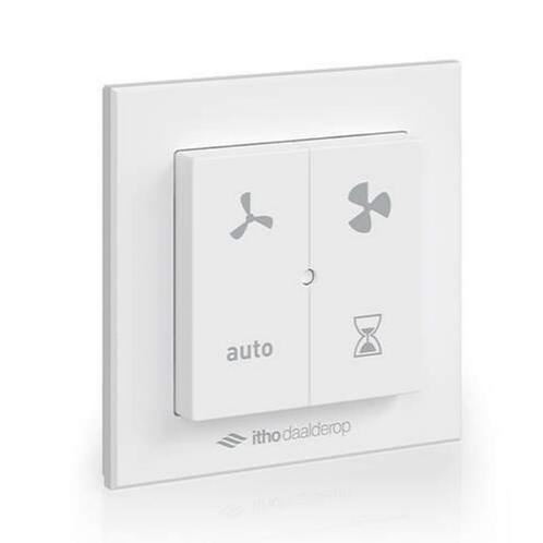 Itho RFT-N AUTO draadloze afstandsbediening WIT (04-00161), Doe-het-zelf en Verbouw, Ventilatie en Afzuiging, Nieuw, Verzenden