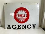 Shell Agency - Reclamebord - Emaille, Antiek en Kunst