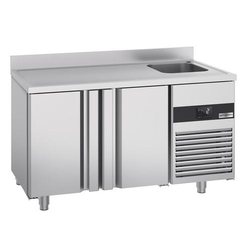 GGM Gastro | Koelwerkbank PREMIUM - 1430x700mm - met 2 |, Zakelijke goederen, Horeca | Meubilair en Inrichting, Verzenden