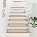 Trapmat zelfklevend set van 15 beige 65x24+4 cm, Huis en Inrichting, Stoffering | Vloerbedekking, Nieuw, Verzenden
