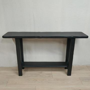 Landelijke sidetable met plank | Maatwerk | Kleuropties beschikbaar voor biedingen