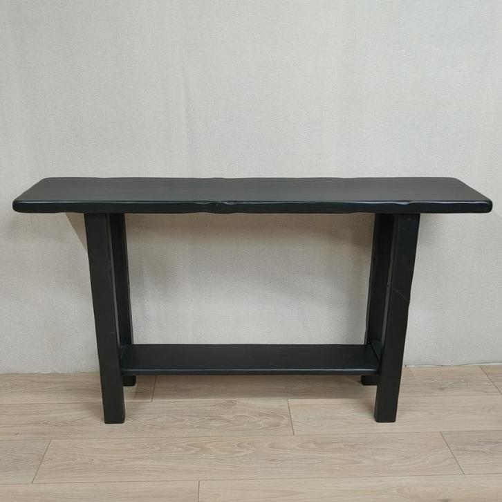 Landelijke sidetable met plank | Maatwerk | Kleuropties, Huis en Inrichting, Tafels | Sidetables, 25 tot 50 cm, Rechthoekig, Nieuw