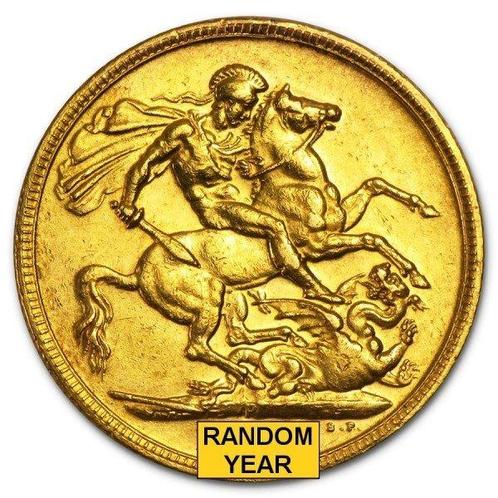 Verenigd Koninkrijk. British Gold Sovereign King Edward VII, Postzegels en Munten, Edelmetalen en Baren