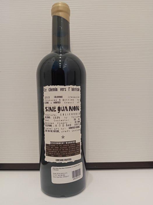 2015 Sine Qua Non, Grenache Le Chemin Vers LHeresie -, Verzamelen, Wijnen