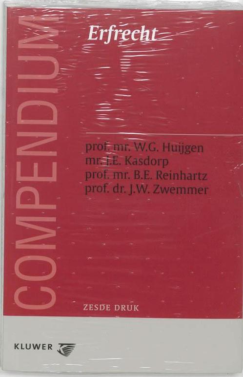 Compendium erfrecht 9789026835278 W.G. Huijgen, Boeken, Wetenschap, Gelezen, Verzenden