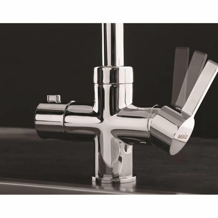 Kokendwaterkraan Selsiuz Haaks Rvs (Inclusief Boiler), Doe-het-zelf en Verbouw, Sanitair, Ophalen of Verzenden