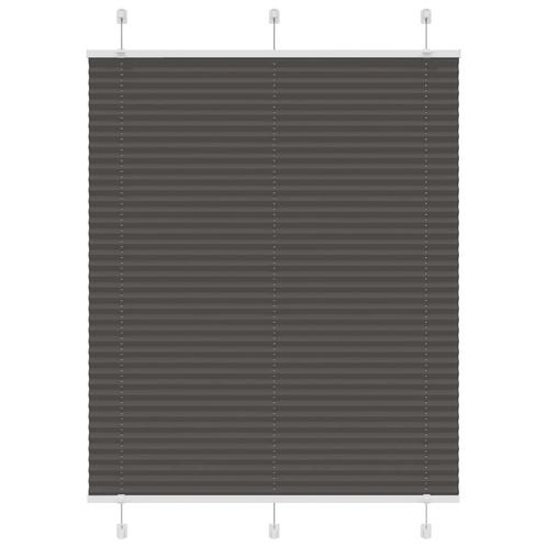 vidaXL Plissé rolgordijn 105x150cm stofbreedte 104,4cm, Huis en Inrichting, Stoffering | Gordijnen en Lamellen, Zwart, Nieuw, Verzenden