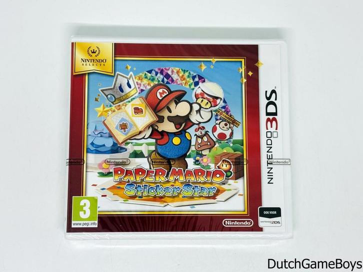 Nintendo 3DS - Paper Mario - Sticker Star - Nintendo Selects, Spelcomputers en Games, Games | Nintendo 2DS en 3DS, Gebruikt, Verzenden