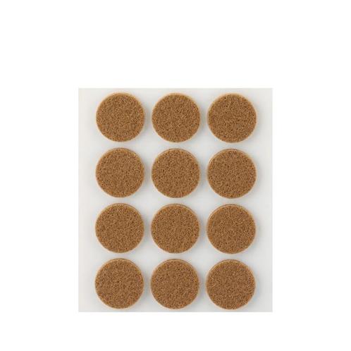 Inofix Zelfklevende Vilt Ø22mm - Rond - Bruin - 12 stuks, Huis en Inrichting, Stoelen, Nieuw, Verzenden