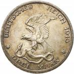 Duitsland, keizerrijk Wilhelm II. 3 Mark 1913 - 100th