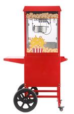 Hendi Popcornmachine met Kar | Rood | 150g per Cyclus | 3,5, Ophalen of Verzenden