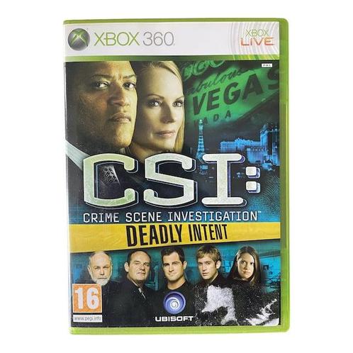 CSI: Crime Scene Investigation: Deadly Intent (GEEN BOEKJE), Spelcomputers en Games, Games | Xbox 360, Verzenden