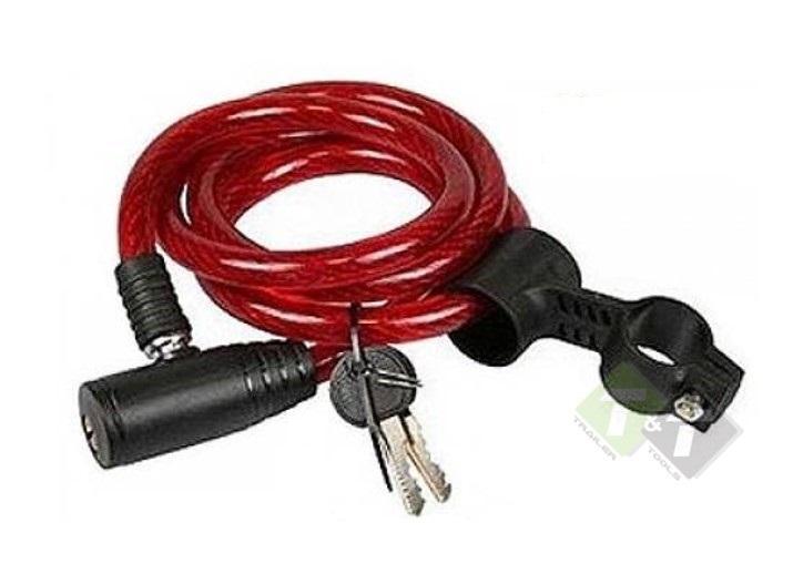 Kabelslot Stahlex 390, Sloten, Staalkabelslot, Fietsslot, Motoren, Accessoires | Sloten, Nieuw, Ophalen of Verzenden