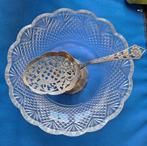 Zilverfabriek Schoonhoven - Gebr Niekerk - Lepel (2) - Glas,, Antiek en Kunst