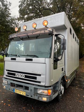 Oerdegelijke Iveco aluminium paardenvrachtwagen 3-paards! beschikbaar voor biedingen