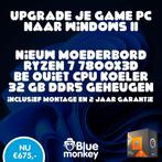 Upgrade je game PC voor windows 11, Computers en Software, Desktop Pc's, Nieuw, Blue-Monkey