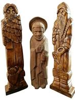 Kerstbeeldje (3) - Hout - stile nordico-folk, Antiek en Kunst, Antiek | Boeken en Bijbels