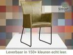 Leren eetkamerstoel Mate met armleuning, Huis en Inrichting, Nieuw, Ophalen of Verzenden, Eén, Industrieel, Modern