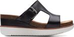 Clarks - maat 37- Lizby Ease - Black Leather - Vrouwen, Kleding | Dames, Schoenen, Verzenden, Nieuw