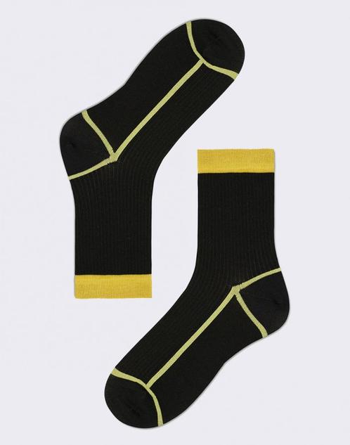 Hysteria by Happy Socks - Hysteria lily Zwart 39-41, Kleding | Heren, Sokken en Kousen, Zwart, Nieuw, Ophalen of Verzenden