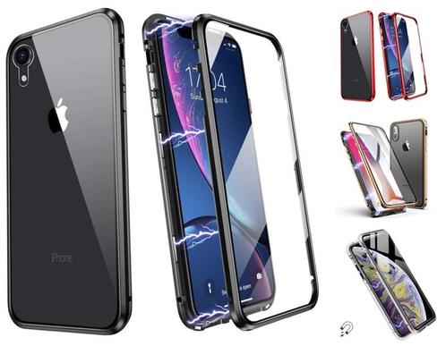 iPhone Xr 360° Magnetisch Hoesje Dubbelzijdig Glas, Telecommunicatie, Mobiele telefoons | Hoesjes en Frontjes | Apple iPhone, Nieuw