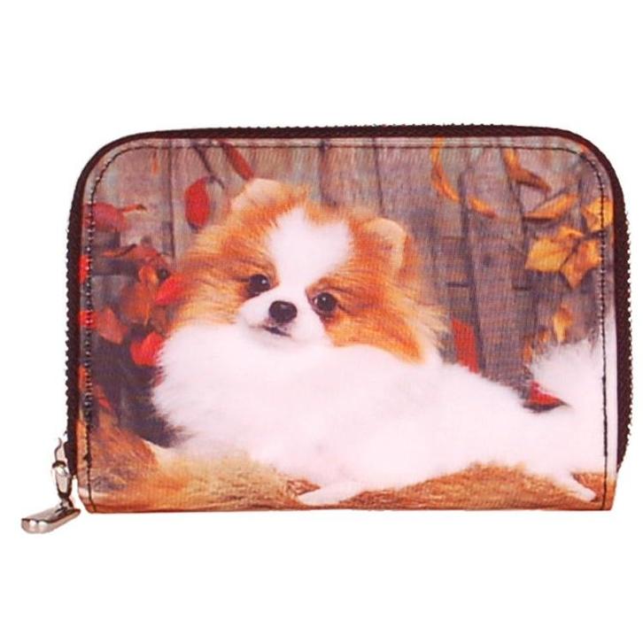 Portemonnee Dwergkeeshond NIEUW, Sieraden, Tassen en Uiterlijk, Portemonnees, Zwart, Nieuw, Ophalen of Verzenden