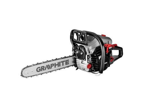 Graphite tools Benzine Kettingzaag 58G953 2,7kW, 400mm, Huis en Inrichting, Woonaccessoires | Overige, Zo goed als nieuw, Verzenden
