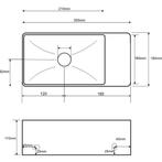 Wiesbaden Rhea XXS - Fontein - Zonder Kraangat -, Ophalen of Verzenden, Nieuw