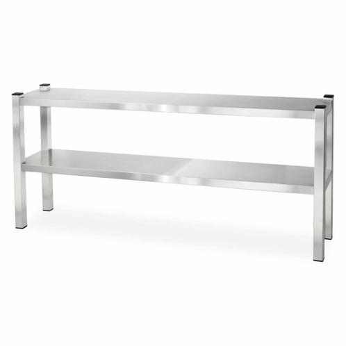 HCB Pro-line Dubbele etagère brug - 140 x 30 x 65 cm - RVS, Zakelijke goederen, Horeca | Keukenapparatuur, Nieuw in verpakking