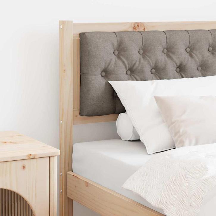 vidaXL Hoofdbord Anders Bruin en taupe 80 cm Massief, Huis en Inrichting, Slaapkamer | Bedden, Bruin, Nieuw, Hout, Verzenden