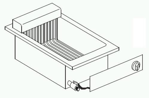 Elektrische Friteuse Inbouw | 1 x 8 liter Combisteel, Zakelijke goederen, Horeca | Keukenapparatuur, Verzenden