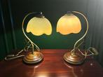 Tafellamp (2) - Vintage paar tulpenlampen uit de jaren