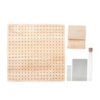 Haakbord - Hout - Complete set met 5 Naalden en 20 Pinnen -, Verzenden, Nieuw
